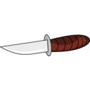 download A Knife clipart image with 225 hue color