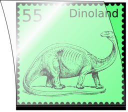 Dino Stamp In Stamp Mount