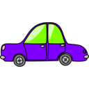 download Toy Car clipart image with 270 hue color