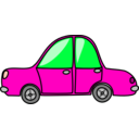 download Toy Car clipart image with 315 hue color