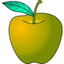 download Apple clipart image with 45 hue color