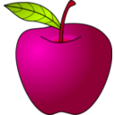 download Apple clipart image with 315 hue color