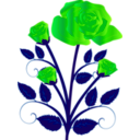 download Rose clipart image with 135 hue color