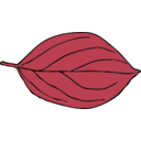 download Oval Leaf 2 clipart image with 270 hue color