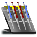 download Pipette Stand clipart image with 180 hue color