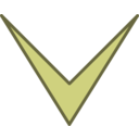 download Arki Arrow Down clipart image with 90 hue color