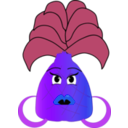 download Pineapple Face clipart image with 225 hue color