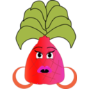 download Pineapple Face clipart image with 315 hue color