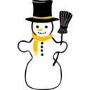 download Snowman clipart image with 45 hue color