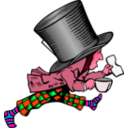download Mad Hatter clipart image with 315 hue color