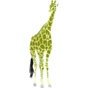 download Giraffe clipart image with 45 hue color