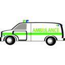 download Ambulance clipart image with 225 hue color
