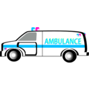 download Ambulance clipart image with 315 hue color