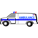 download Ambulance clipart image with 0 hue color