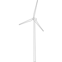 download Wind Turbine clipart image with 45 hue color