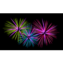 download Fireworks clipart image with 225 hue color