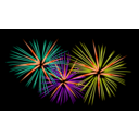 download Fireworks clipart image with 315 hue color