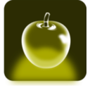 download Crystal Apple clipart image with 180 hue color