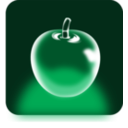 download Crystal Apple clipart image with 270 hue color