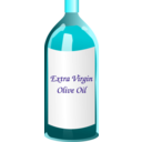 download Extra Virgin Olive Oil Bottle clipart image with 135 hue color