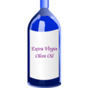 download Extra Virgin Olive Oil Bottle clipart image with 180 hue color