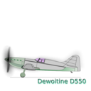 download Dewoitine D550 clipart image with 90 hue color