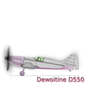 download Dewoitine D550 clipart image with 270 hue color