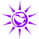 download Smiley Sun clipart image with 225 hue color