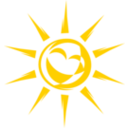 download Smiley Sun clipart image with 0 hue color