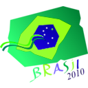 download Brasil Na Copa 2010 clipart image with 45 hue color