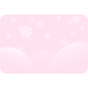 download Soft Blue Snowflakes clipart image with 90 hue color