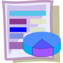 download Spreadsheet clipart image with 180 hue color