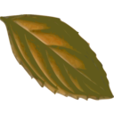 download Mint Leaf Traced clipart image with 315 hue color