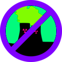 download Nuclear Power No Thanks clipart image with 270 hue color