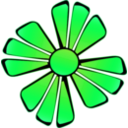 download Flower clipart image with 90 hue color