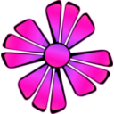 download Flower clipart image with 270 hue color