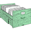 download File Cabinet Drawer clipart image with 90 hue color