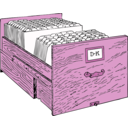 download File Cabinet Drawer clipart image with 270 hue color
