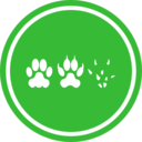 download Cat Dog Mouse Unification Peace Logo clipart image with 270 hue color