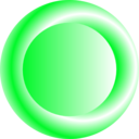download 3d Orange Circular Button clipart image with 90 hue color