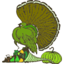 download Turkey And Harvest clipart image with 45 hue color