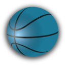 download Basketball clipart image with 180 hue color