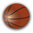 download Basketball clipart image with 0 hue color