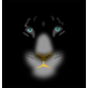 download Black Panther clipart image with 45 hue color