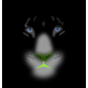 download Black Panther clipart image with 90 hue color