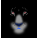 download Black Panther clipart image with 225 hue color