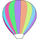 download Hot Air Balloon Work In Progress clipart image with 135 hue color