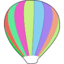 download Hot Air Balloon Work In Progress clipart image with 315 hue color