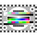 download Tv Test Screen clipart image with 90 hue color