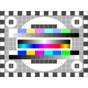 download Tv Test Screen clipart image with 180 hue color